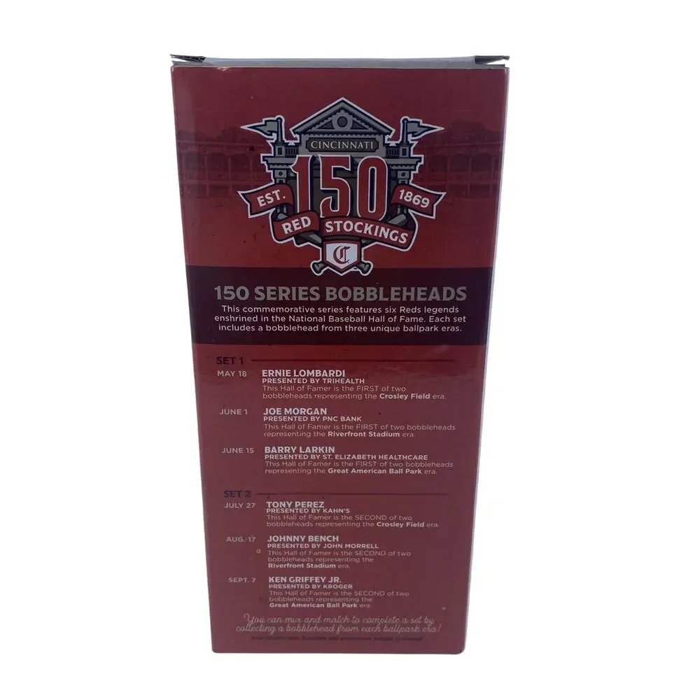2019 Ken Griffey Jr. Cincinnati Reds 150th Anniversary Bobblehead SGA New in Box